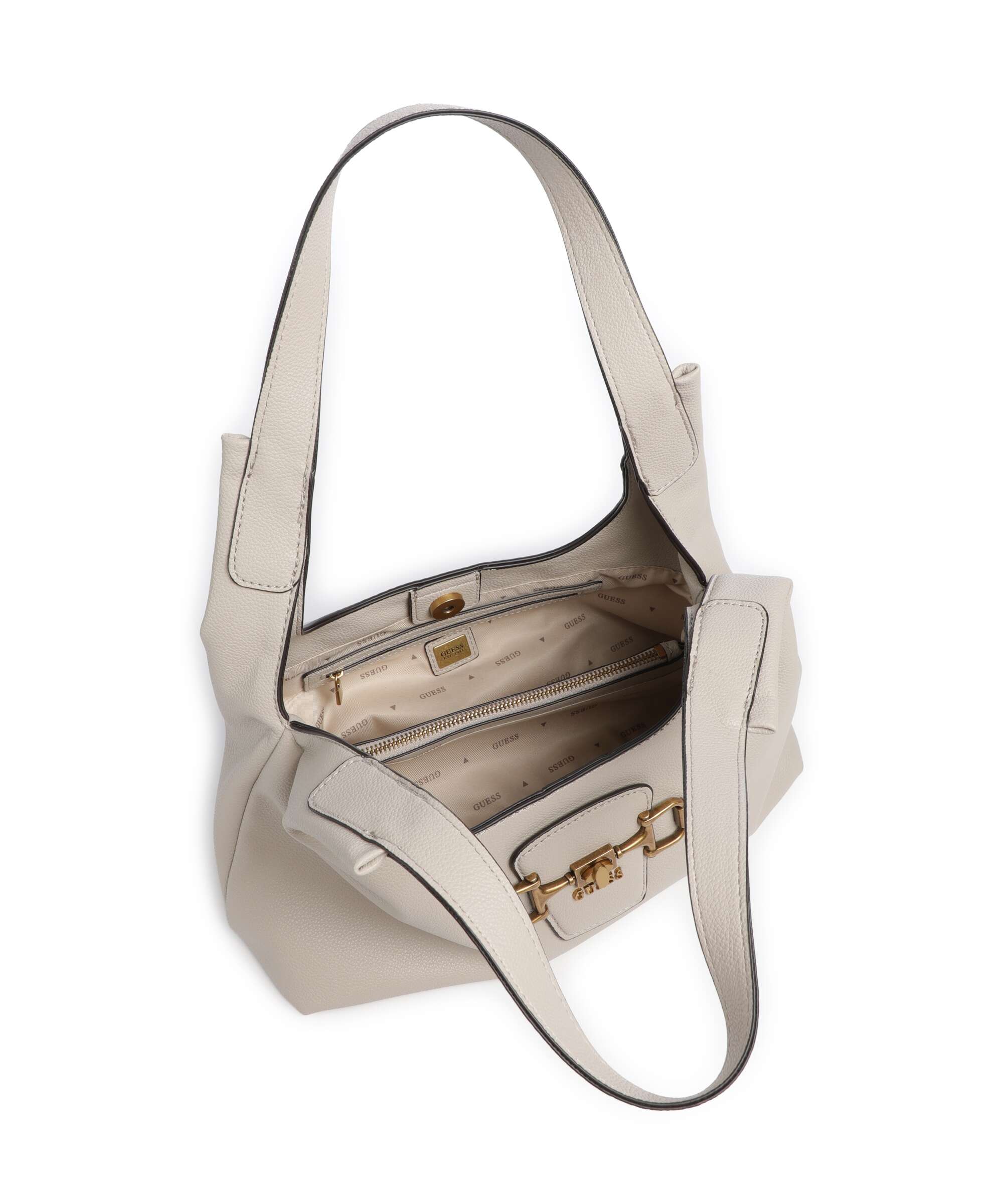 Guess Sunset Small Hobo bag bone