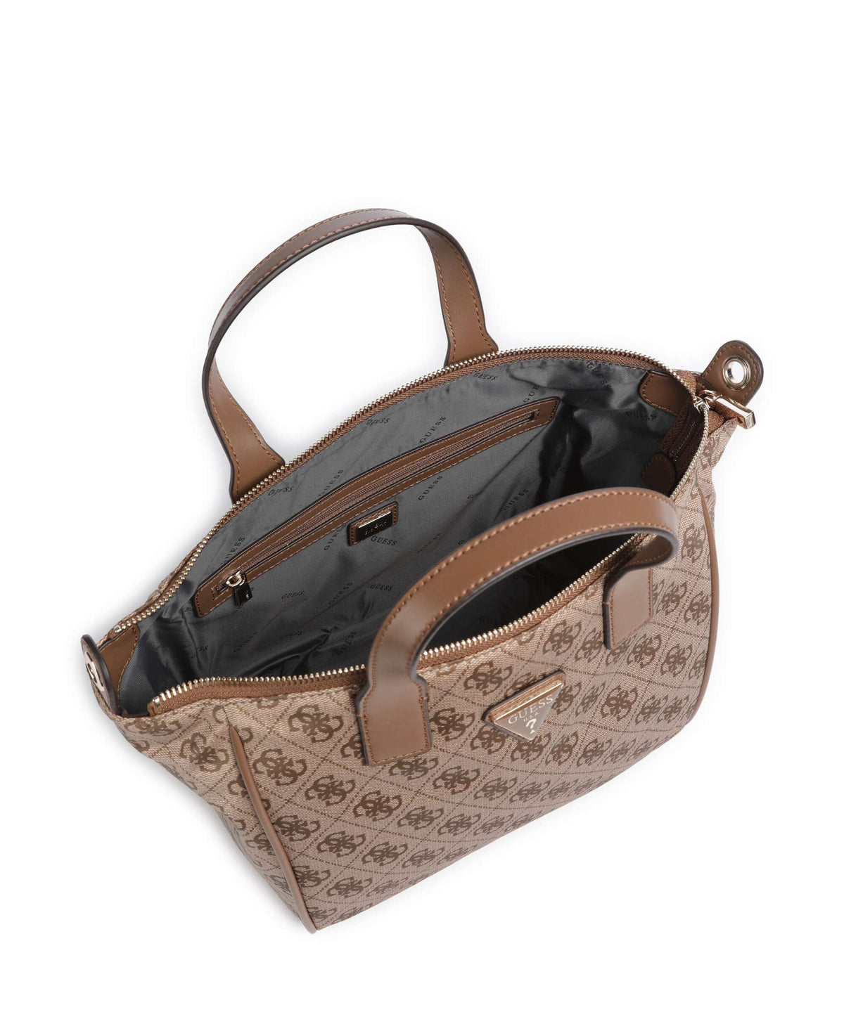 Guess Adrian Logo Small Handbag latte logo