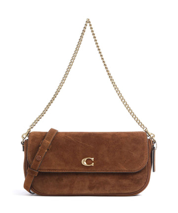 Coach Brook Axelremsväska warm brown