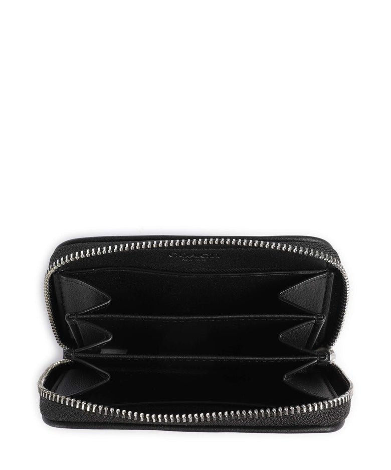 Coach Essential Crystal Signature Jacquard Wallet black