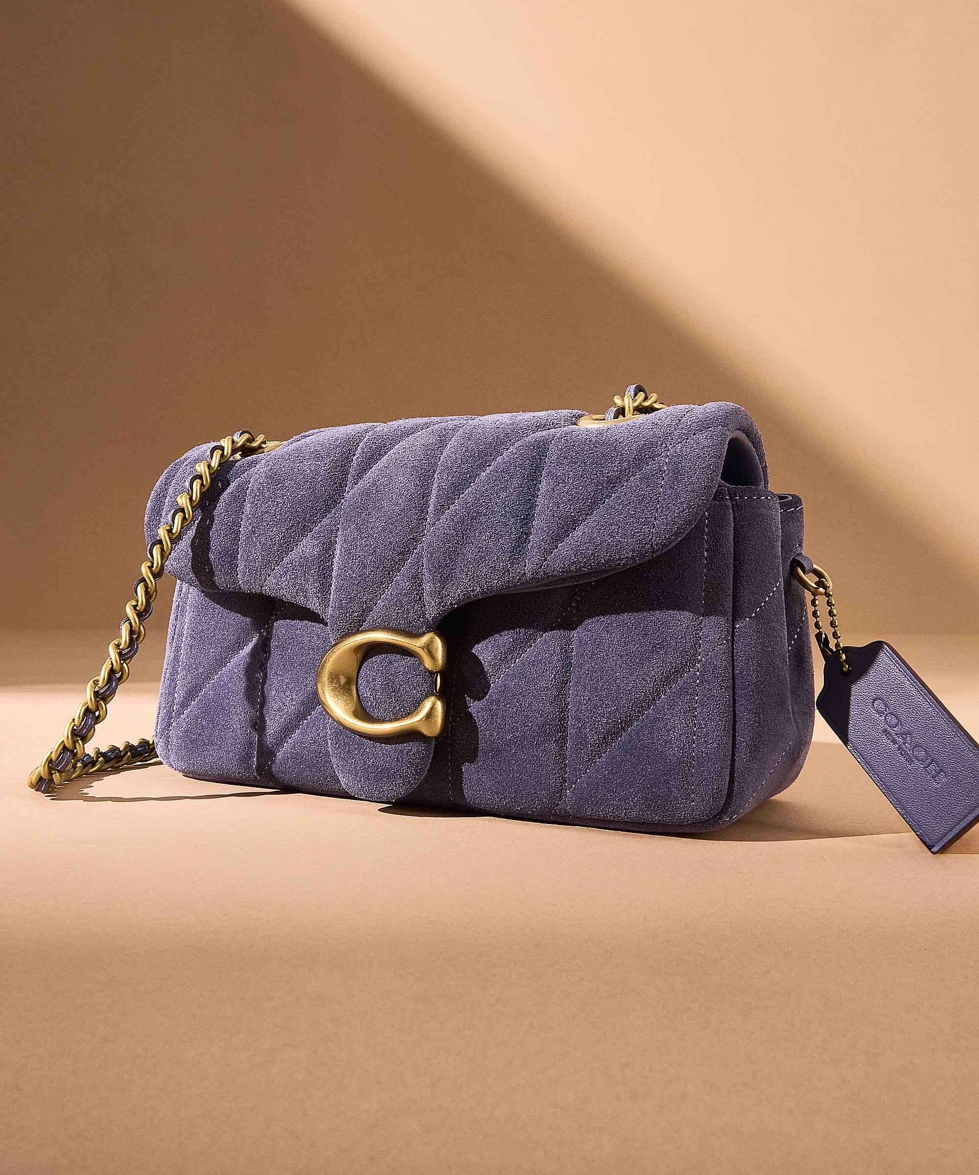 Coach Tabby Quilted 20 Shoulder bag light denim
