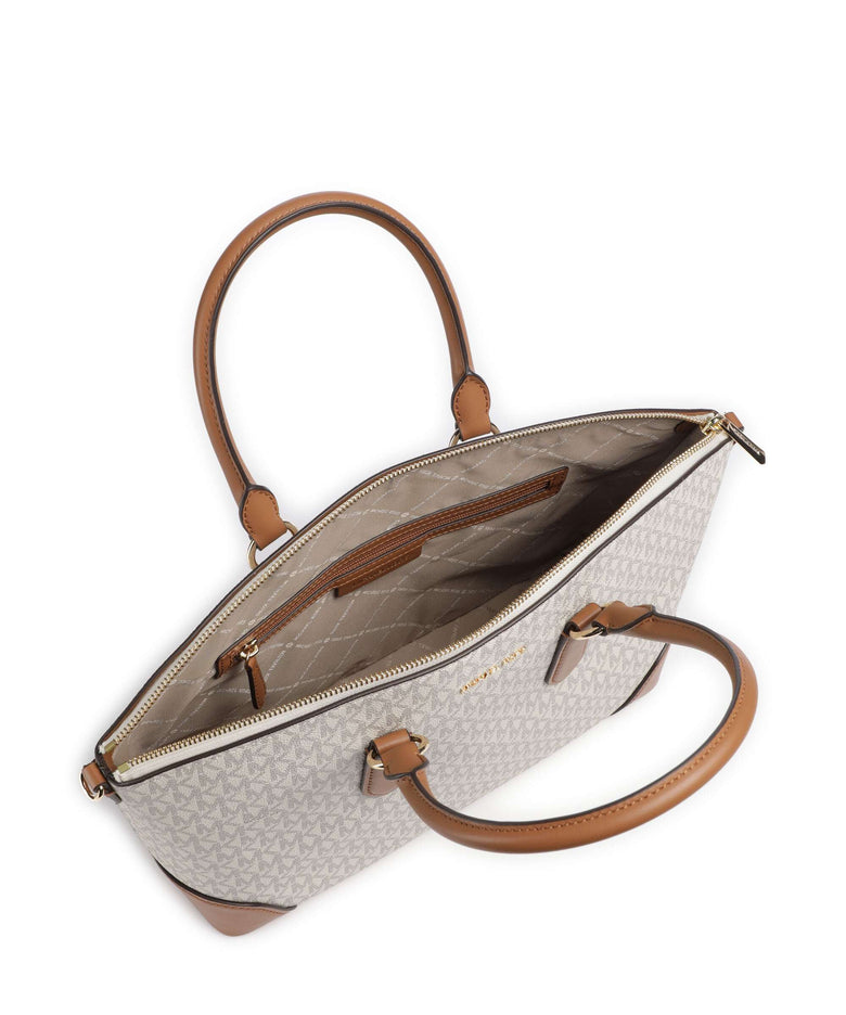 Michael Kors Murphy Large Handbag vanilla/acorn