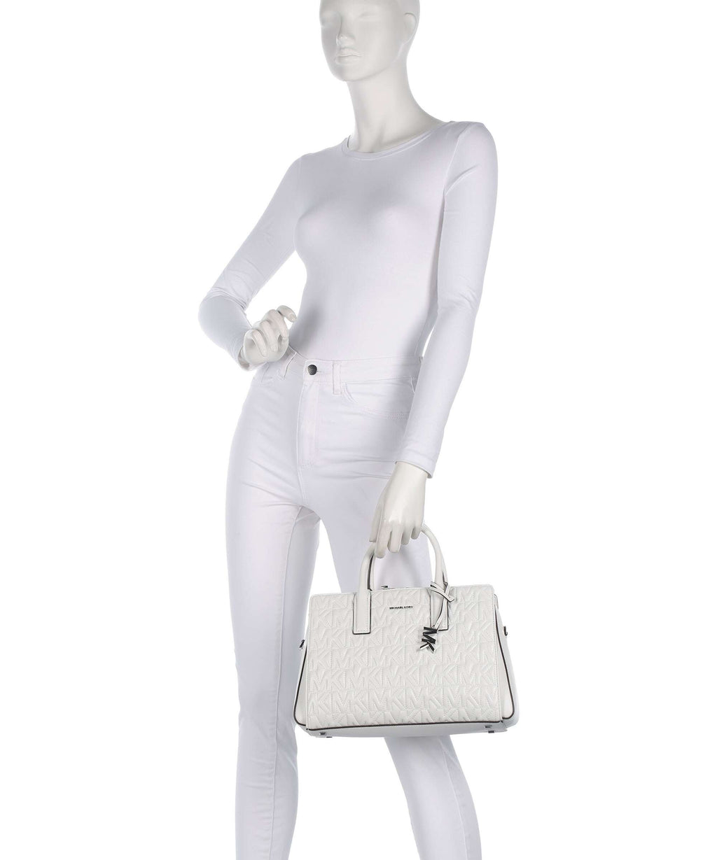 Michael Kors Laila Medium Handbag optic white