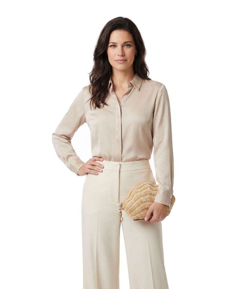 Michael Kors Shelly Clutch bag natural