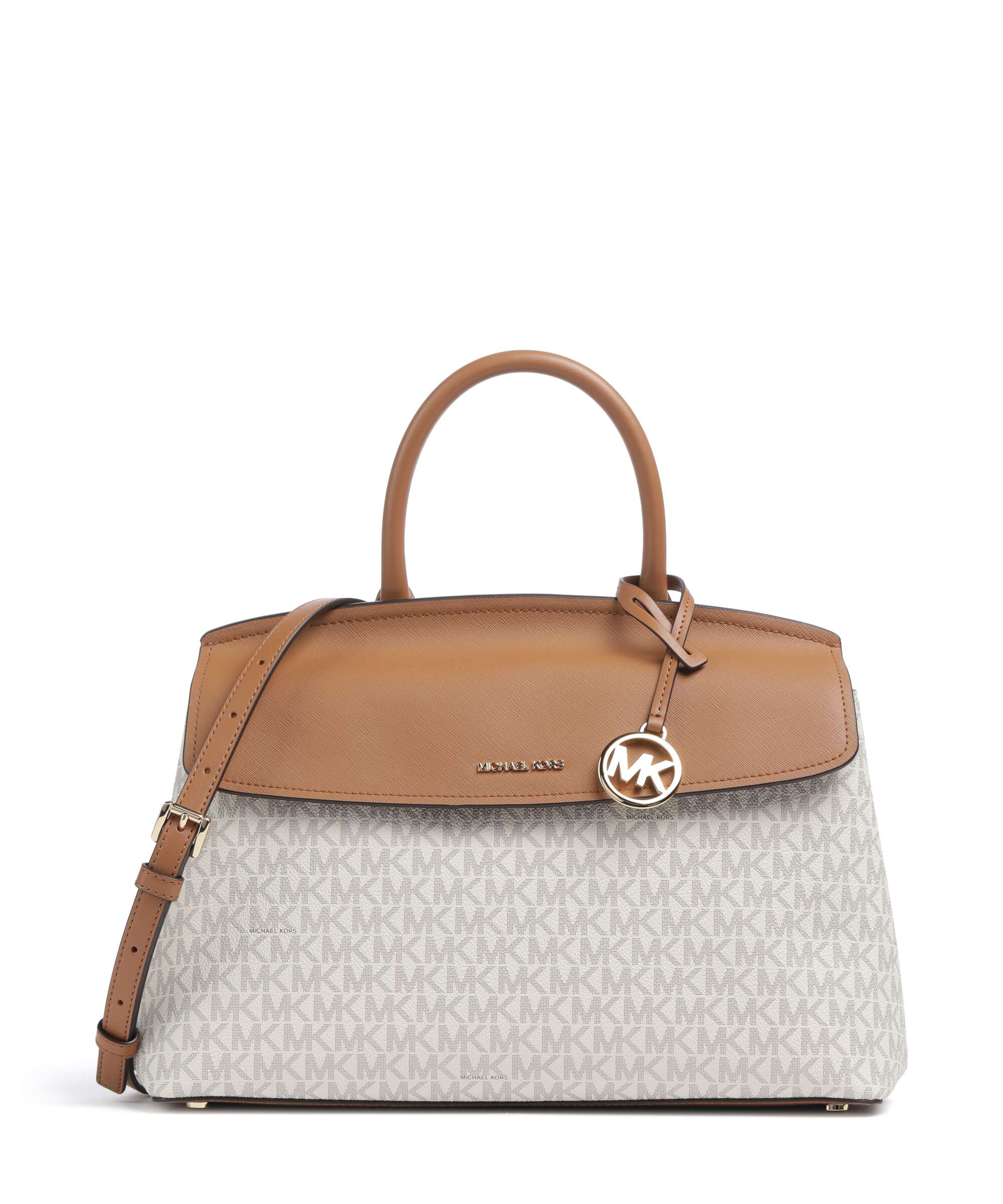 Michael Kors Landry Medium Handbag vanilla/acorn
