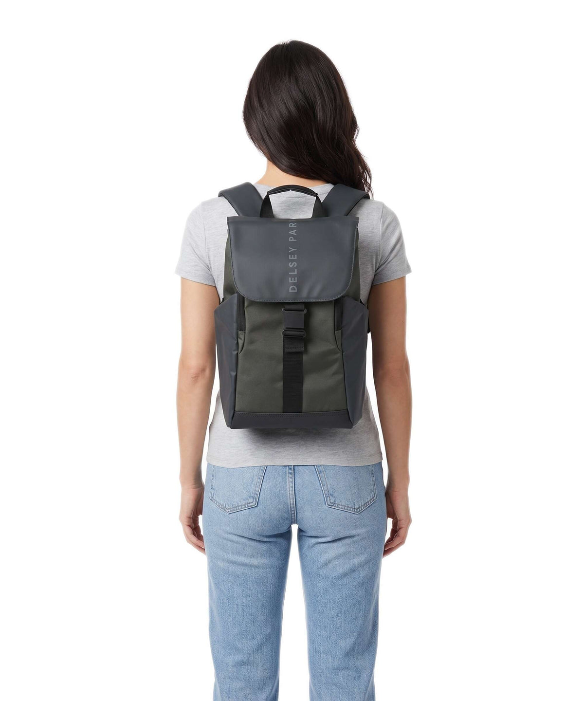 Delsey Paris Securflap Backpack army