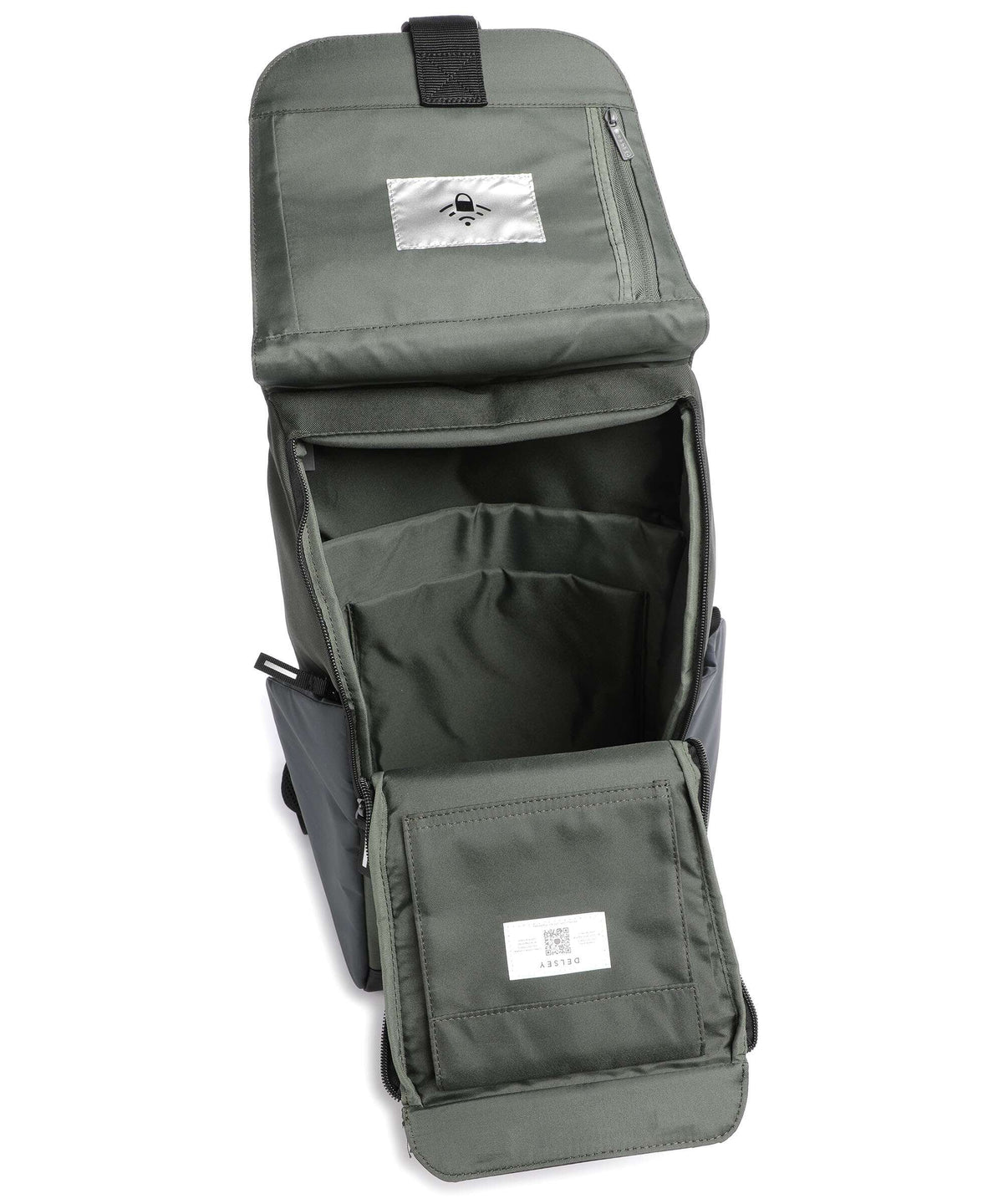 Delsey Paris Securflap Backpack army