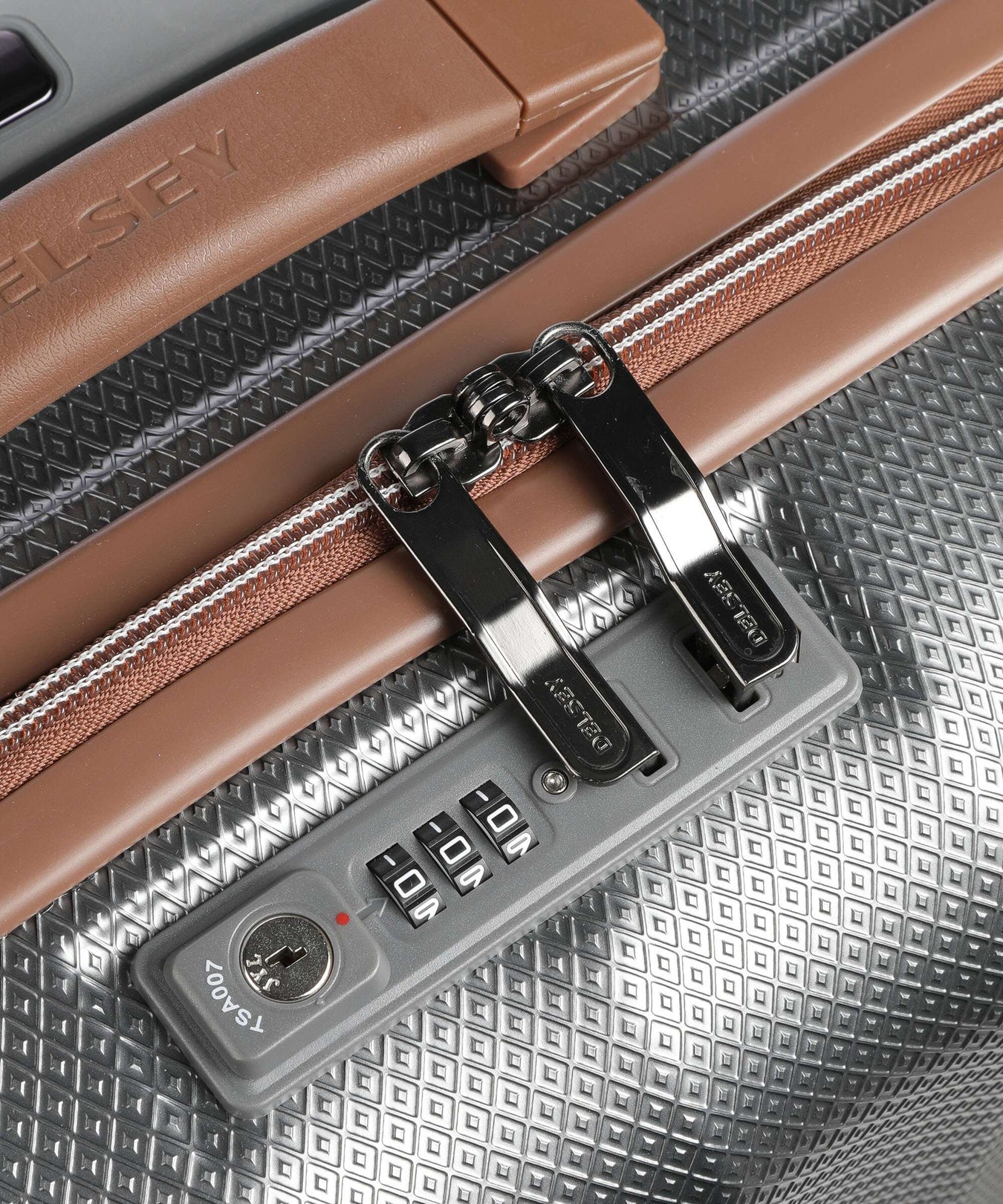 Delsey Paris Carrousel Slim Line Spinner (4 wheels) platin