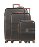 Delsey Paris Flanerie SE Resväska set (4 hjul) chocolate