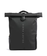 Delsey Paris Turenne Soft Rolltop ryggsäck schwarz