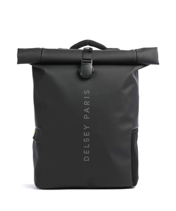 Delsey Paris Turenne Soft Rolltop ryggsäck schwarz