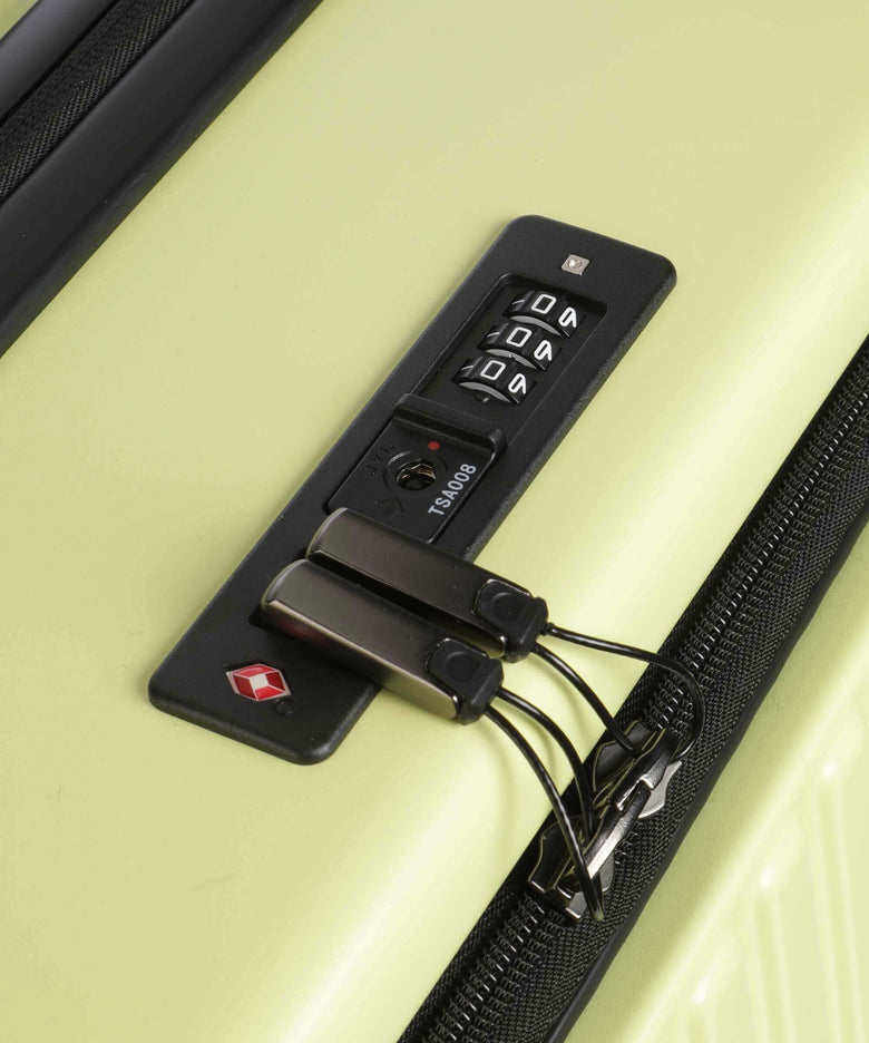 Delsey Paris Securitime Spinner (4 wheels) blassgelb