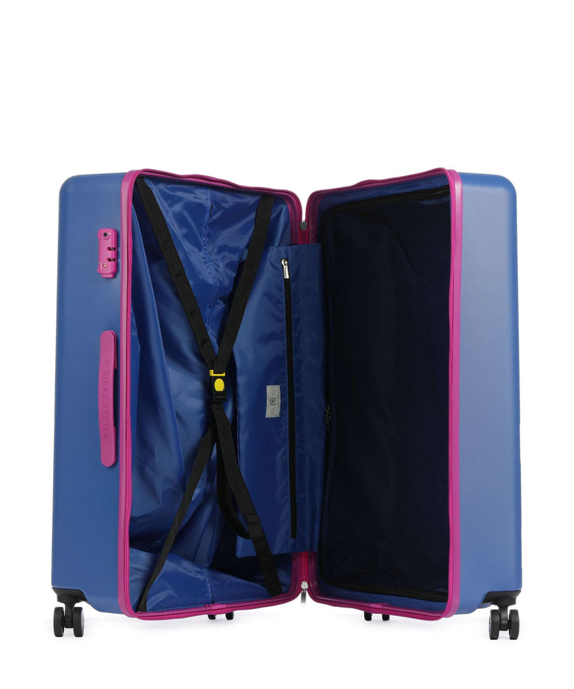 Delsey Paris x United Colors of Benetton Fabrica Spinner (4 wheels) blue