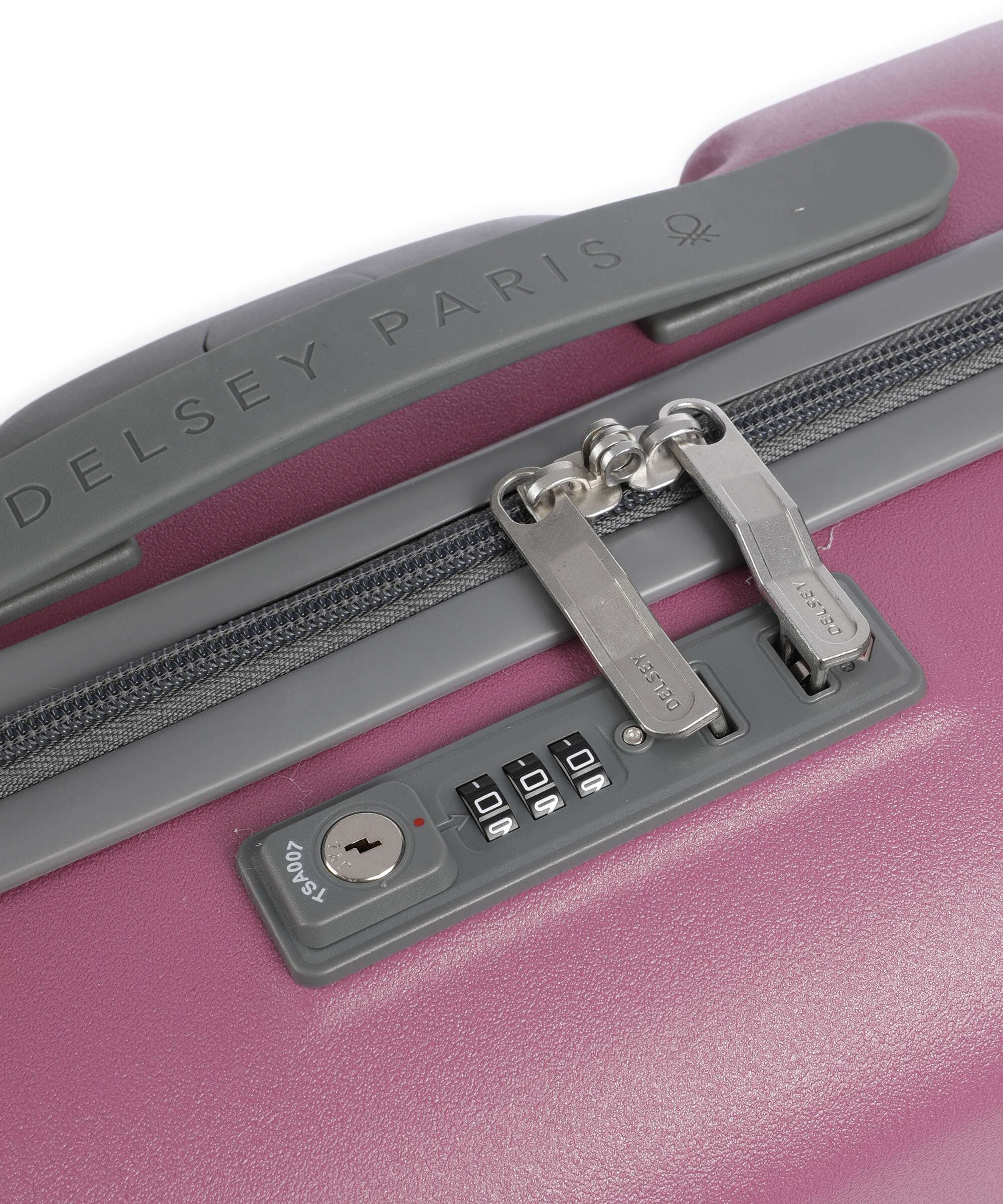 Delsey Paris x United Colors of Benetton UCB Hardside Spinner (4 wheels) pink