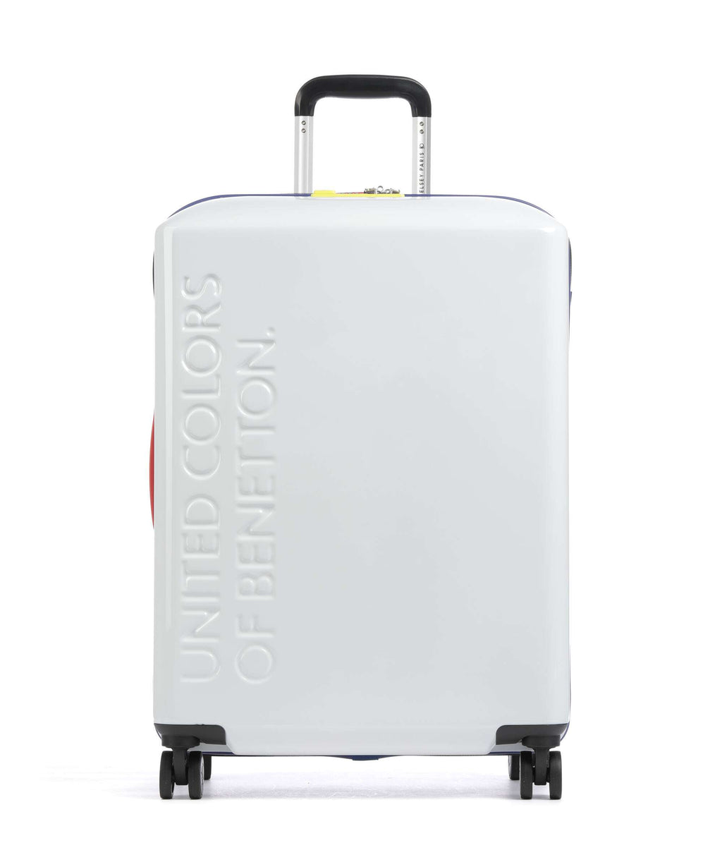 Delsey Paris x United Colors of Benetton United Spinner (4 wheels) white