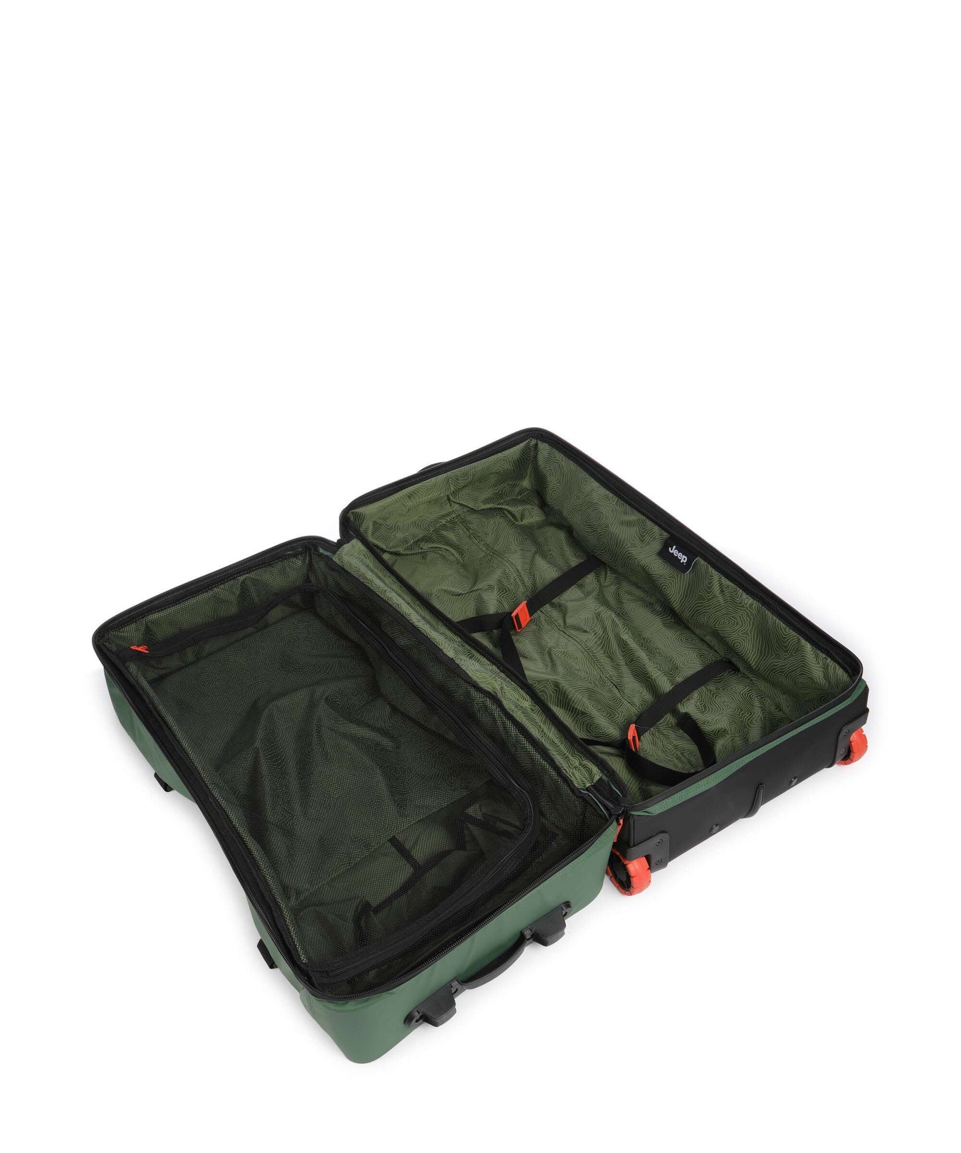 Jeep JS005A 82 Travel bag with wheels green