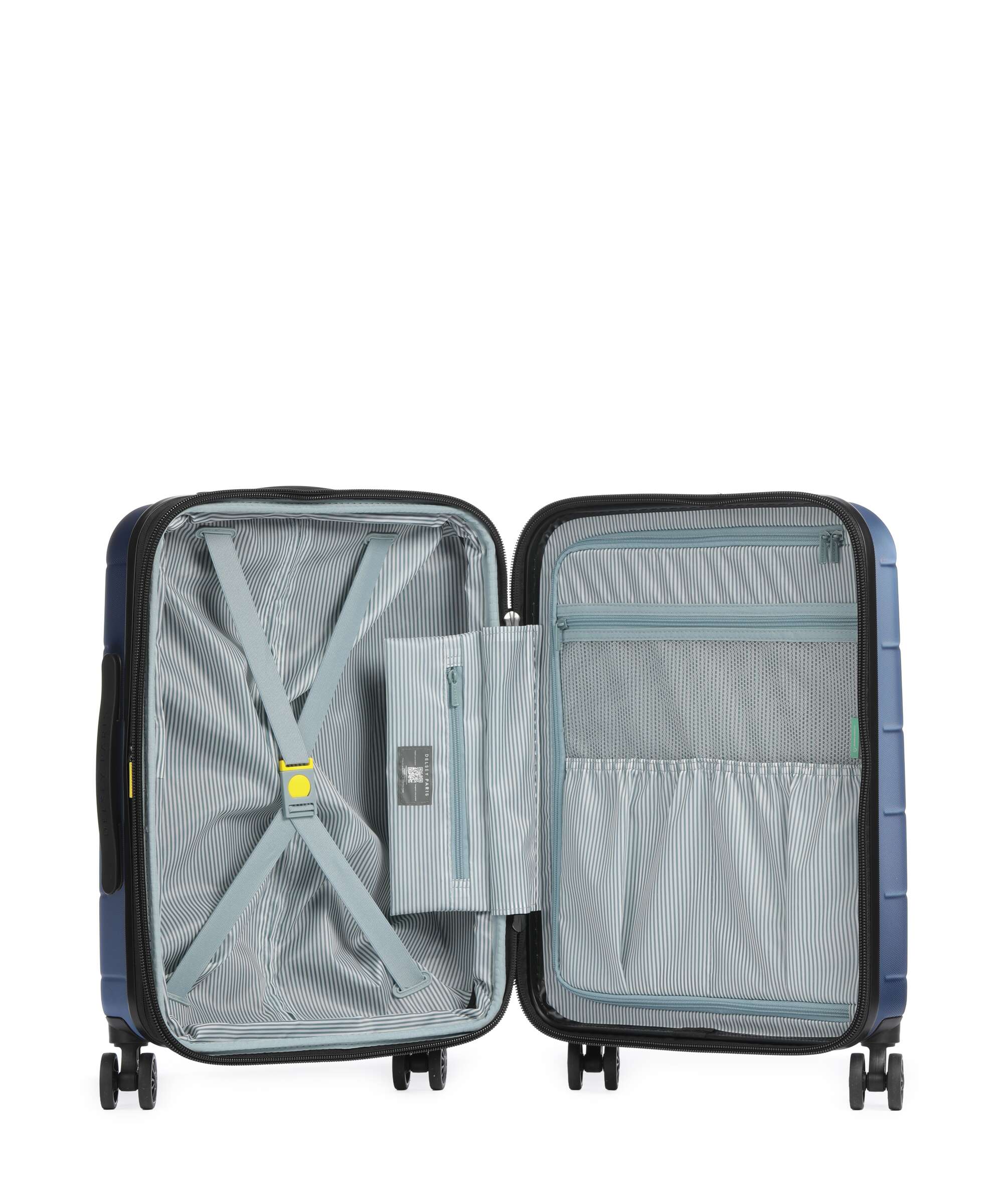 Delsey Paris Comete 4 Slim Spinner (4 wheels) light blue