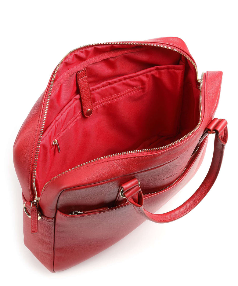Lancaster Mademoiselle Briefcase rouge