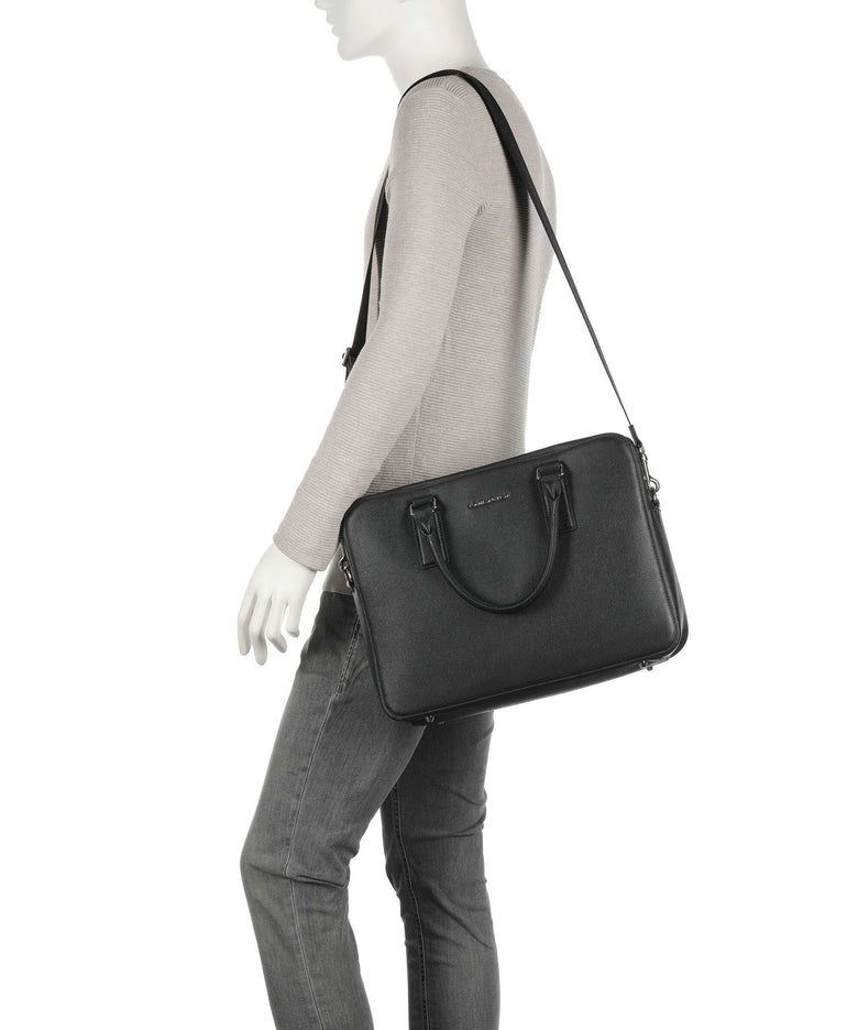 Lancaster Delphino Lucas Briefcase noir