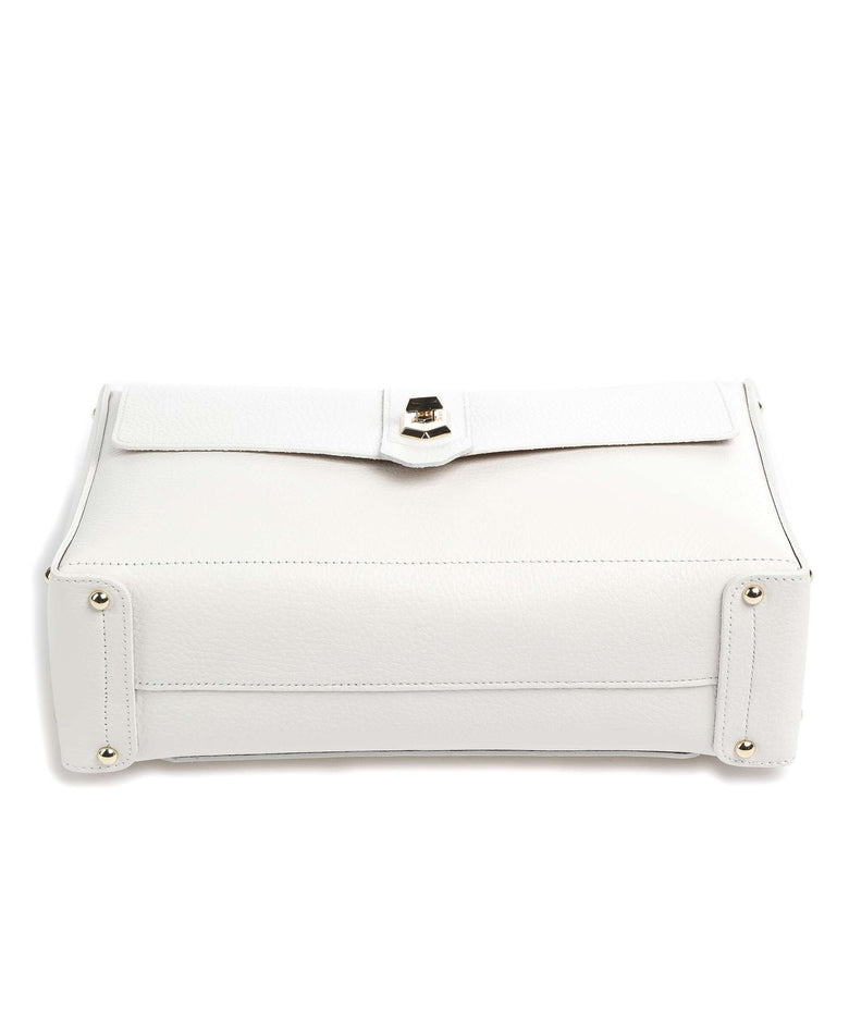 Lancaster Foulonne Double Crossbody bag blanc/nude