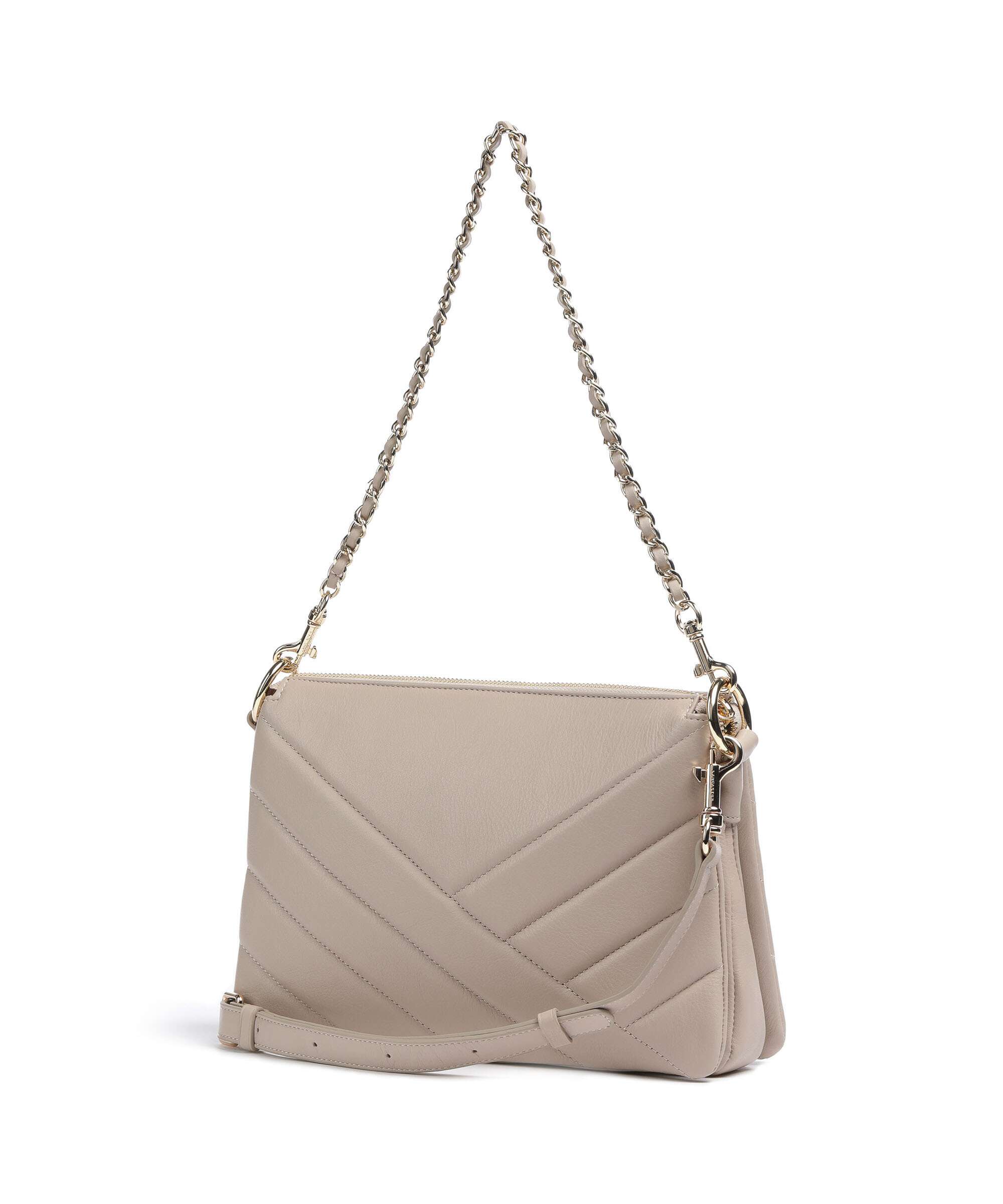 Lancaster Soft Matelassé Shoulder bag beige