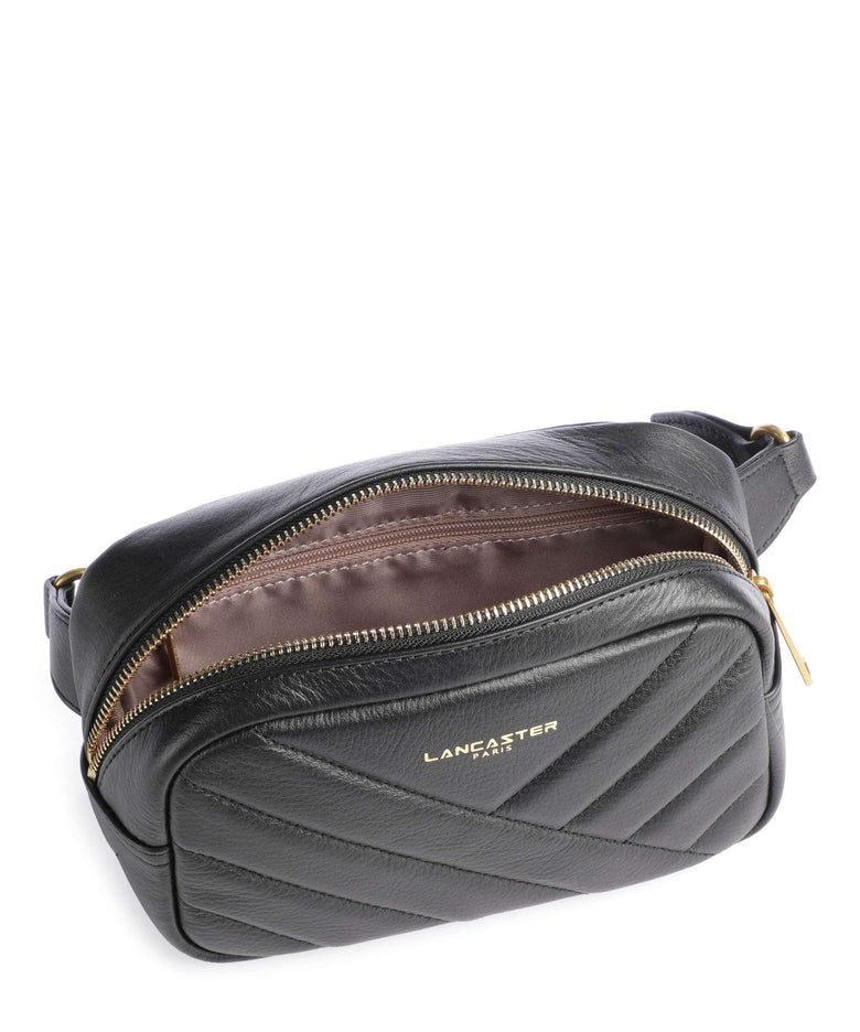 Lancaster Soft Matelassé Belt bag noir