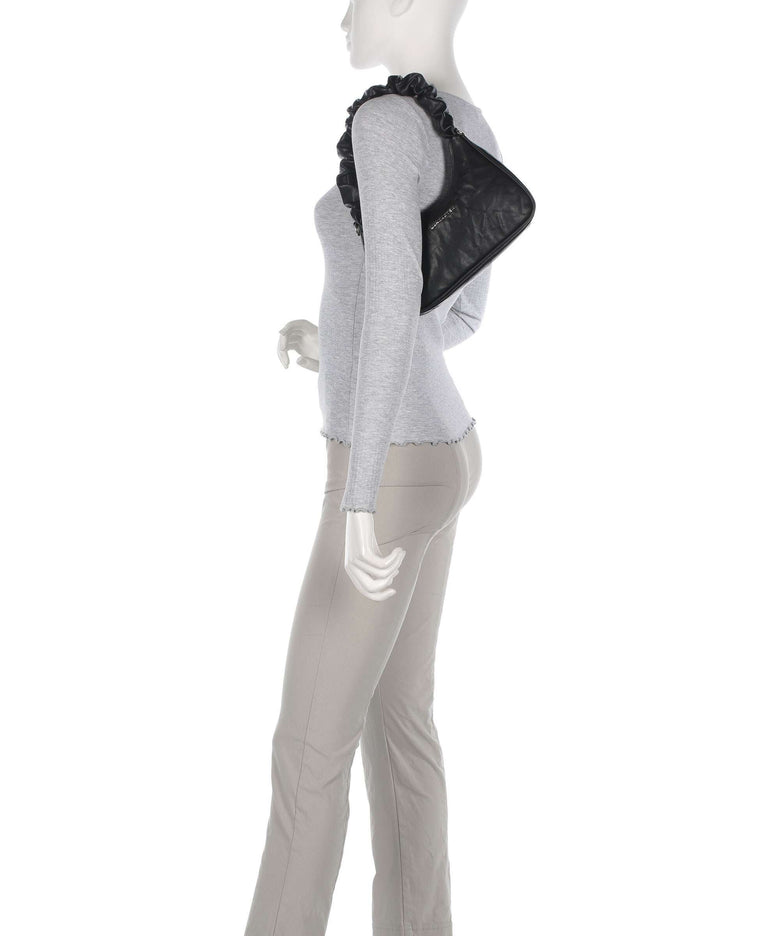 Lancaster Actual Froissé Shoulder bag noir