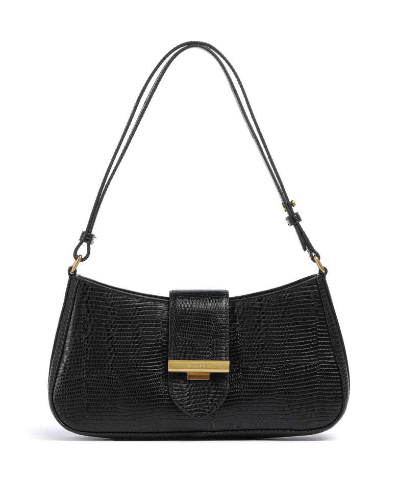 Lancaster Exotic Ily Shoulder bag noir/lézard