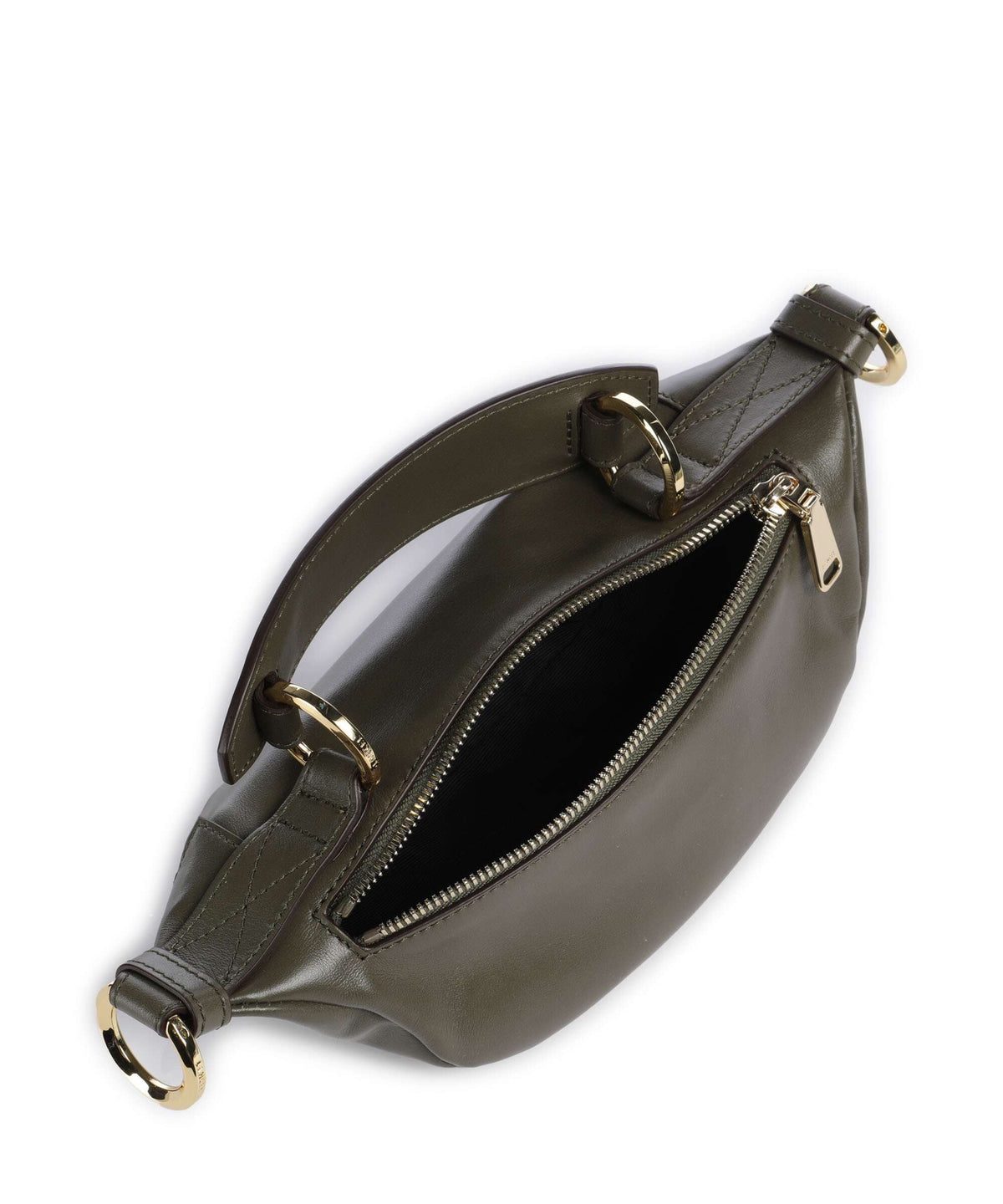 Lancel Origami Mini Crossbody bag dark khaki