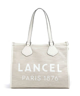 Lancel L Shoppingväska natural/white