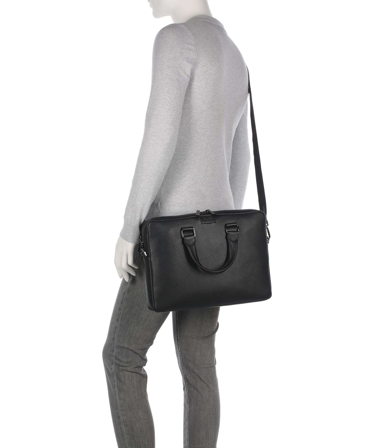 Lancel Côme Briefcase black