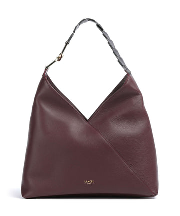 Lancel Pagode L Hobo väska cassis/black