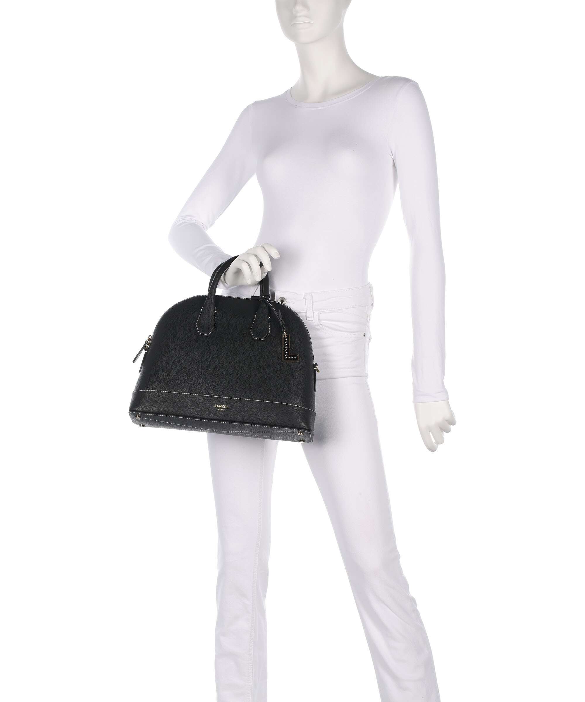 Lancel Belleville Bugatti M Handbag black