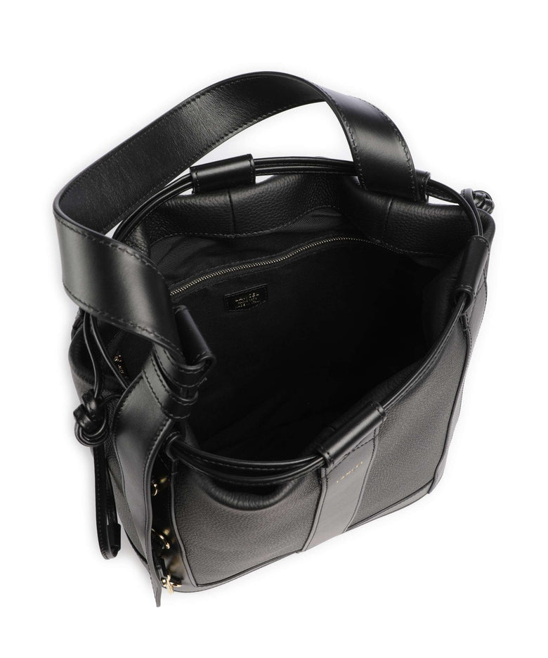 Lancel Elles M Bucket bag black