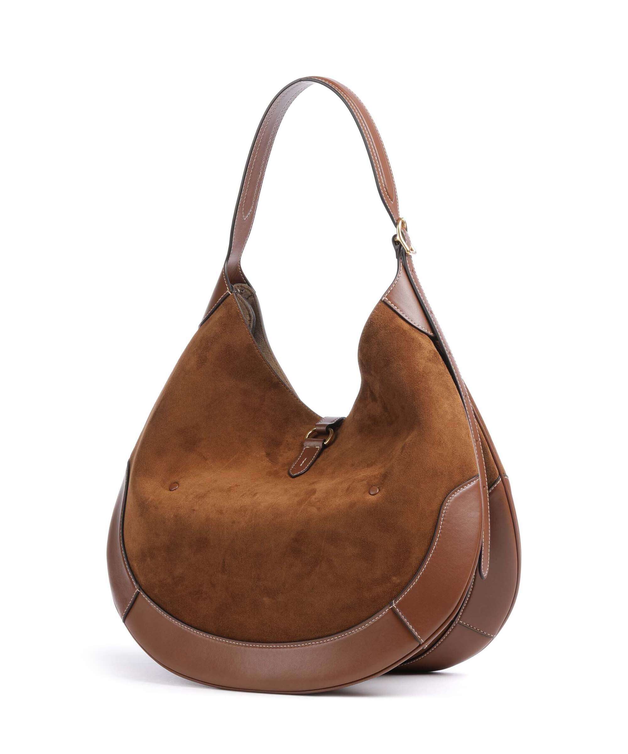 Polo Ralph Lauren ID Collection Medium Hobo bag cinnamon/cuoio