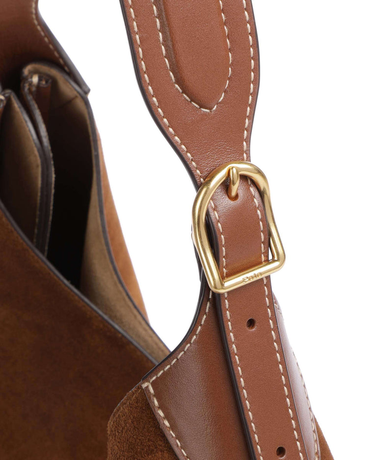 Polo Ralph Lauren ID Collection Medium Hobo bag cinnamon/cuoio