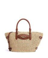 Lauren Ralph Lauren Daphney 20 Straw Handväskor natural/lauren tan