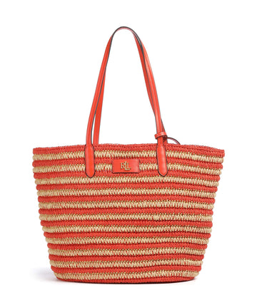 Lauren Ralph Lauren Brie 31 Shoppingväska natural/orange lily