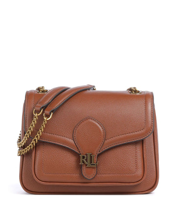 Lauren Ralph Lauren Bradley Small Axelremsväska lauren tan