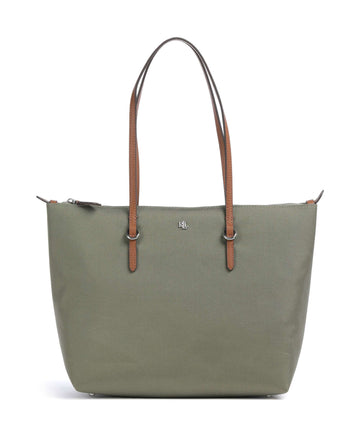 Lauren Ralph Lauren Keaton 26 Shoppingväska sage green/lauren tan