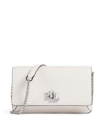 Lauren Ralph Lauren Turn-Lock Crossover väska soft white