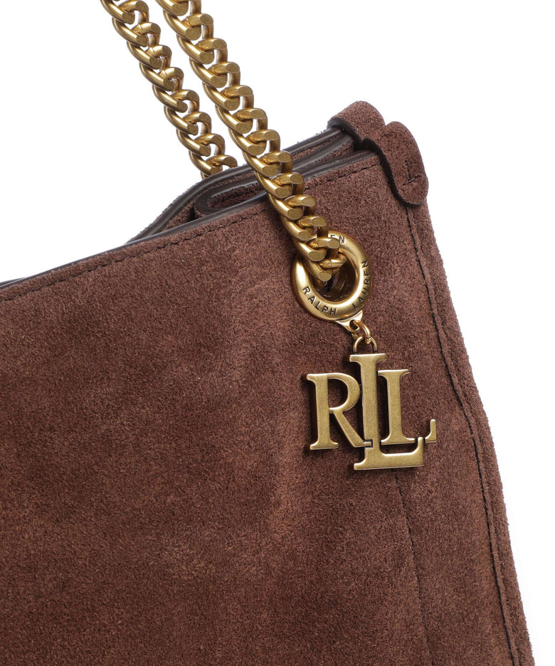 Lauren Ralph Lauren Bradley Large Tote bag dark hickory