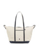 Polo Ralph Lauren Canvas Large Shoppingväska ecru/navy