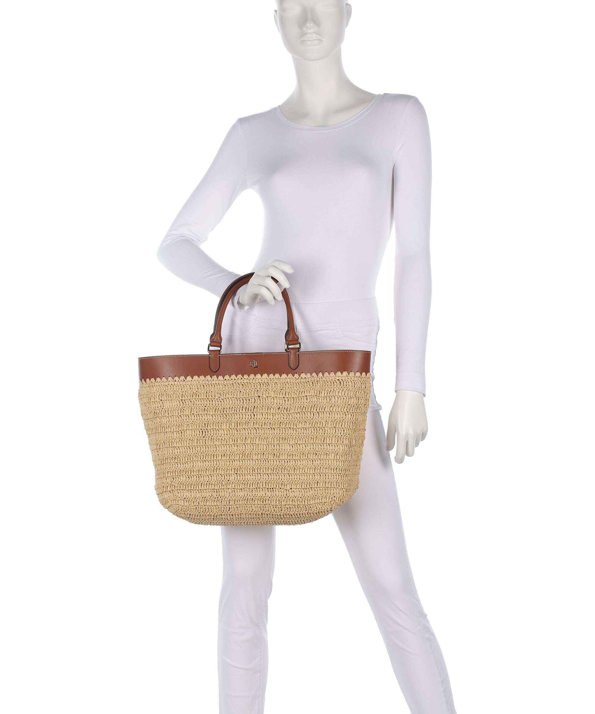 Lauren Ralph Lauren Kyla Large Handbag natural/lauren tan