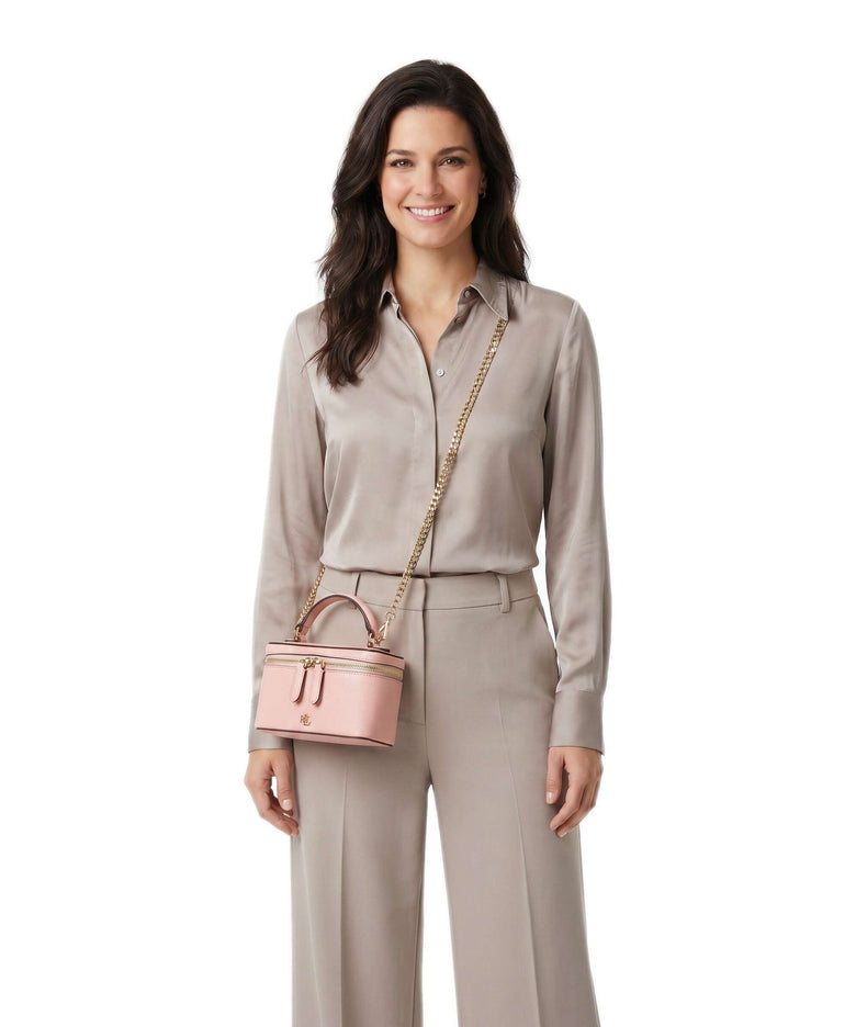 Lauren Ralph Lauren Hallee Small Crossbody bag pink rhodonite