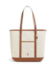 Polo Ralph Lauren Canvas Medium Shoppingväska ecru/cuoio