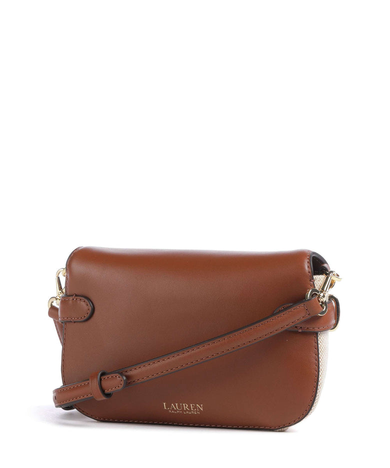 Lauren Ralph Lauren Blaike Small Crossbody bag natural/buff canvas/lauren tan