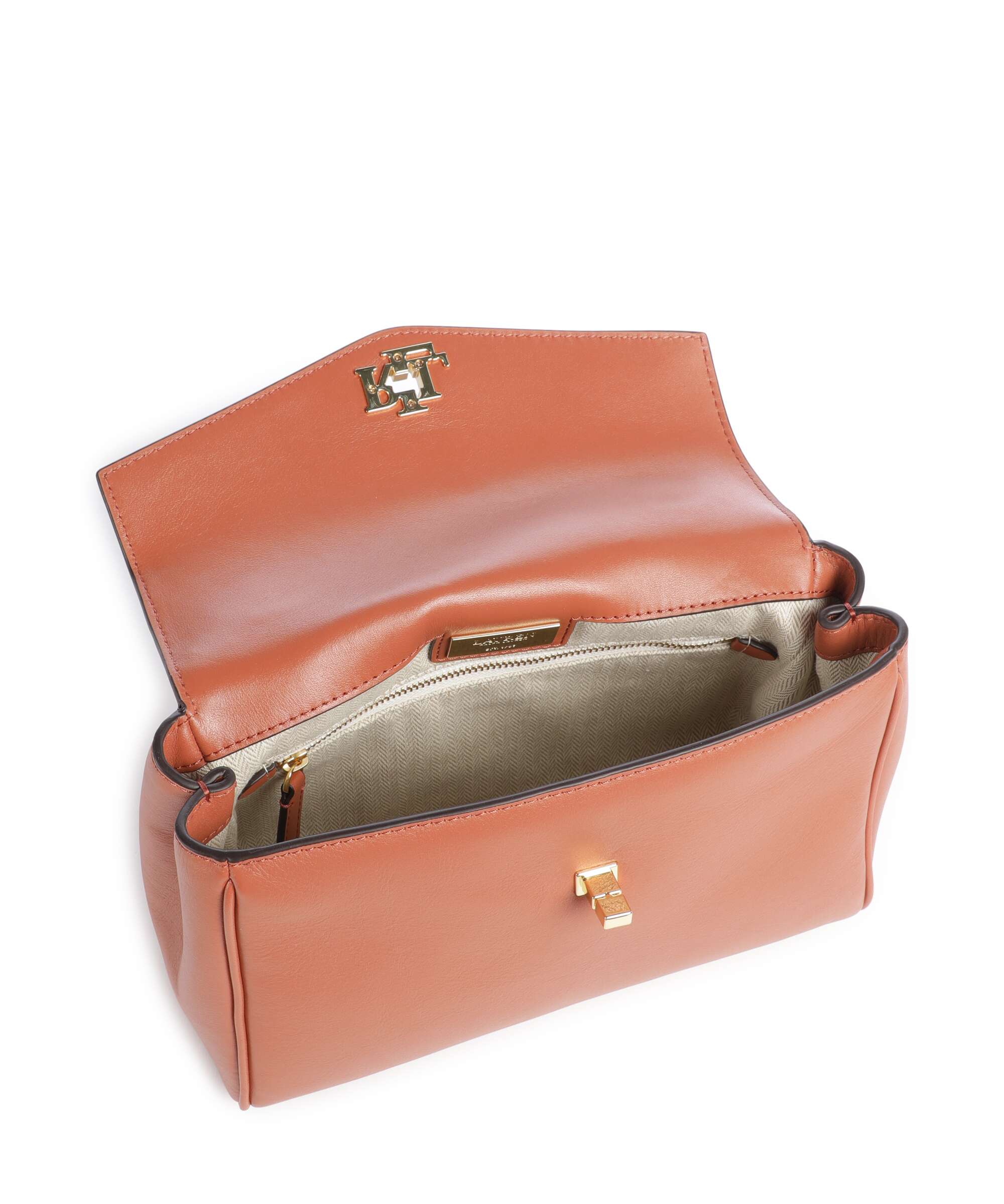 Lauren Ralph Lauren Farrah Small Handbag red terracotta