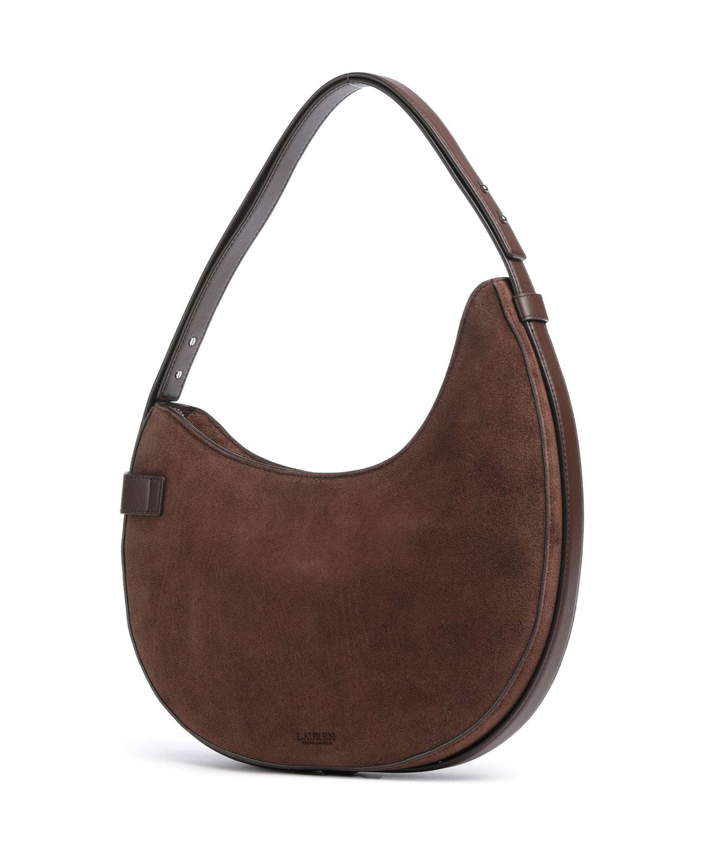 Lauren Ralph Lauren Tasha Large Hobo bag dark hickory