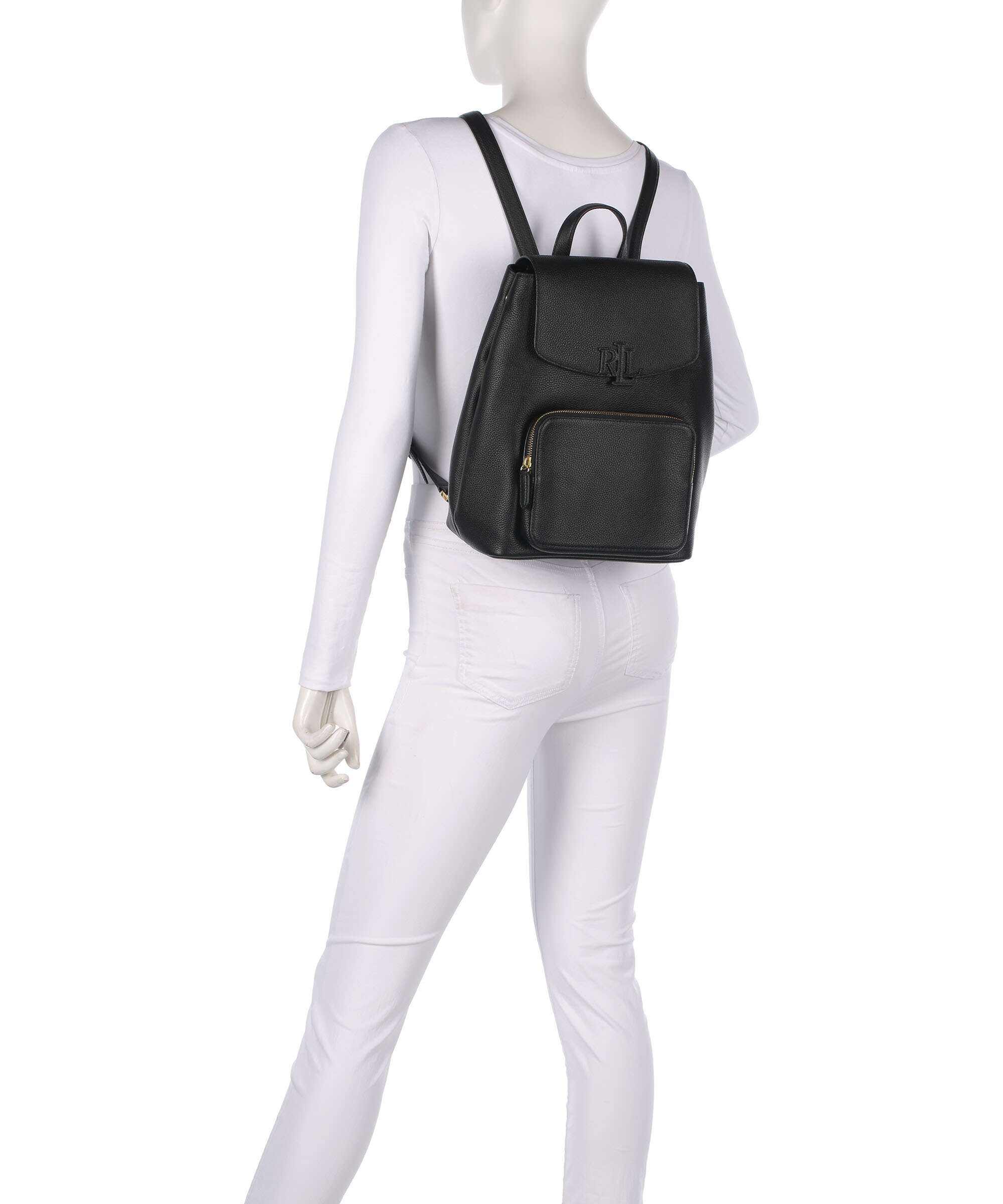 Lauren Ralph Lauren Cameryn Medium Backpack black